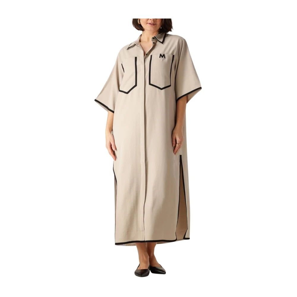 Copenhagen Muse Beige Shirt Jurk Mini Jurk Beige Dames