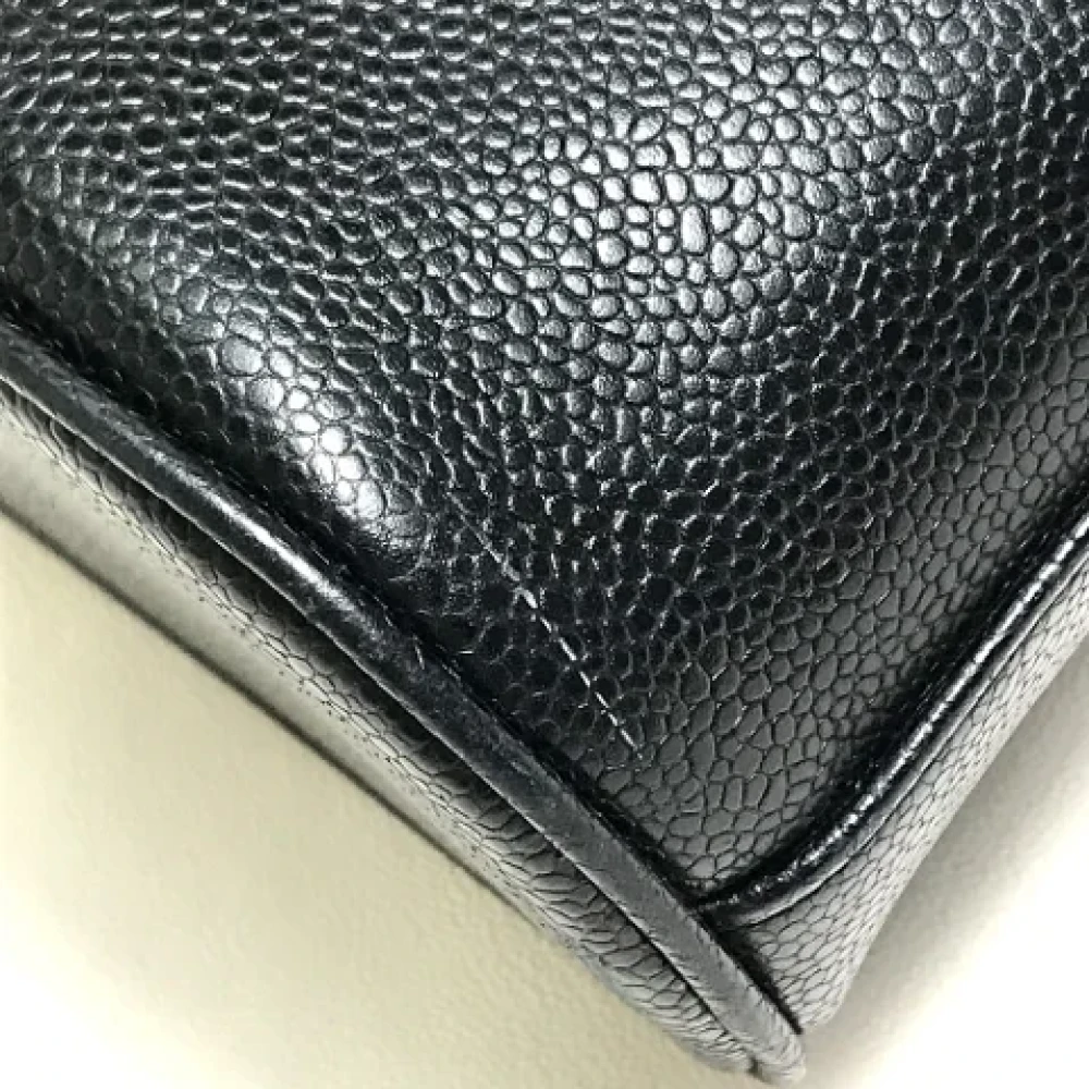 Chanel Vintage Pre-owned Leather chanel-bags Black Dames