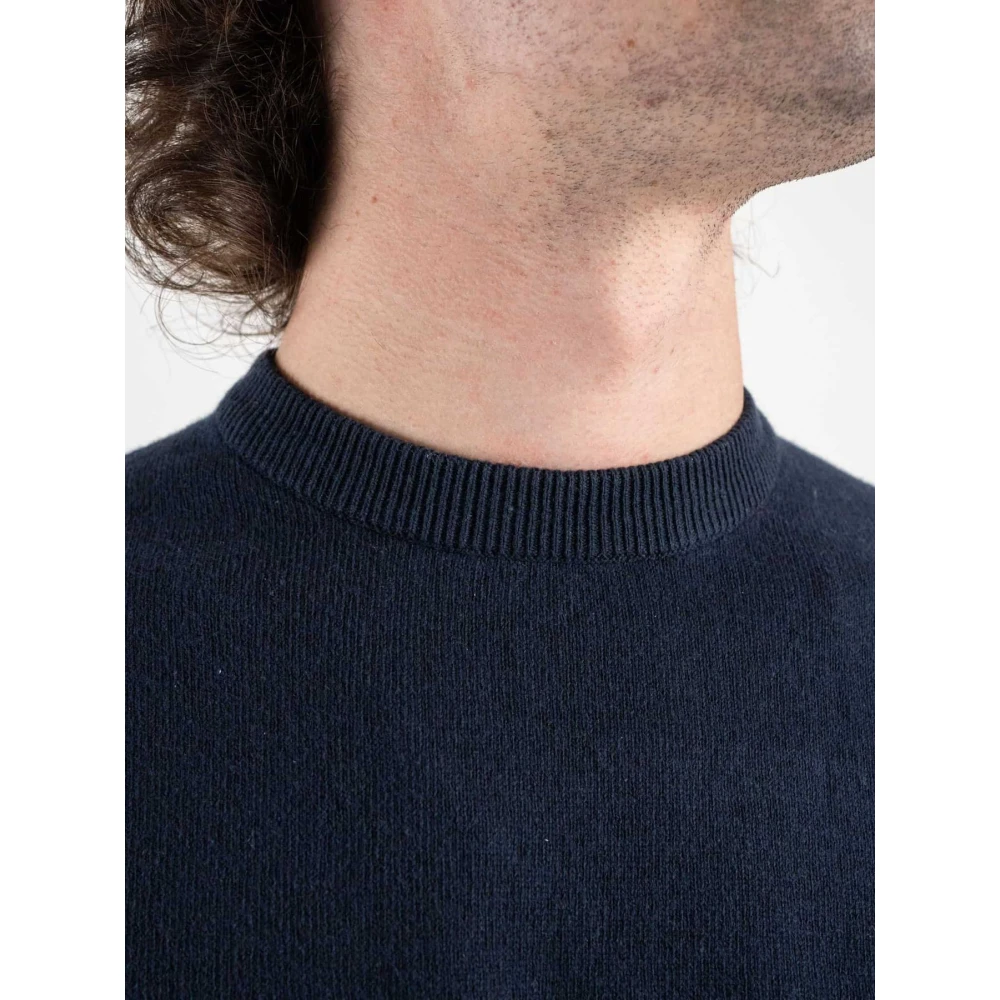 Only & Sons Round-neck Knitwear Blue Heren