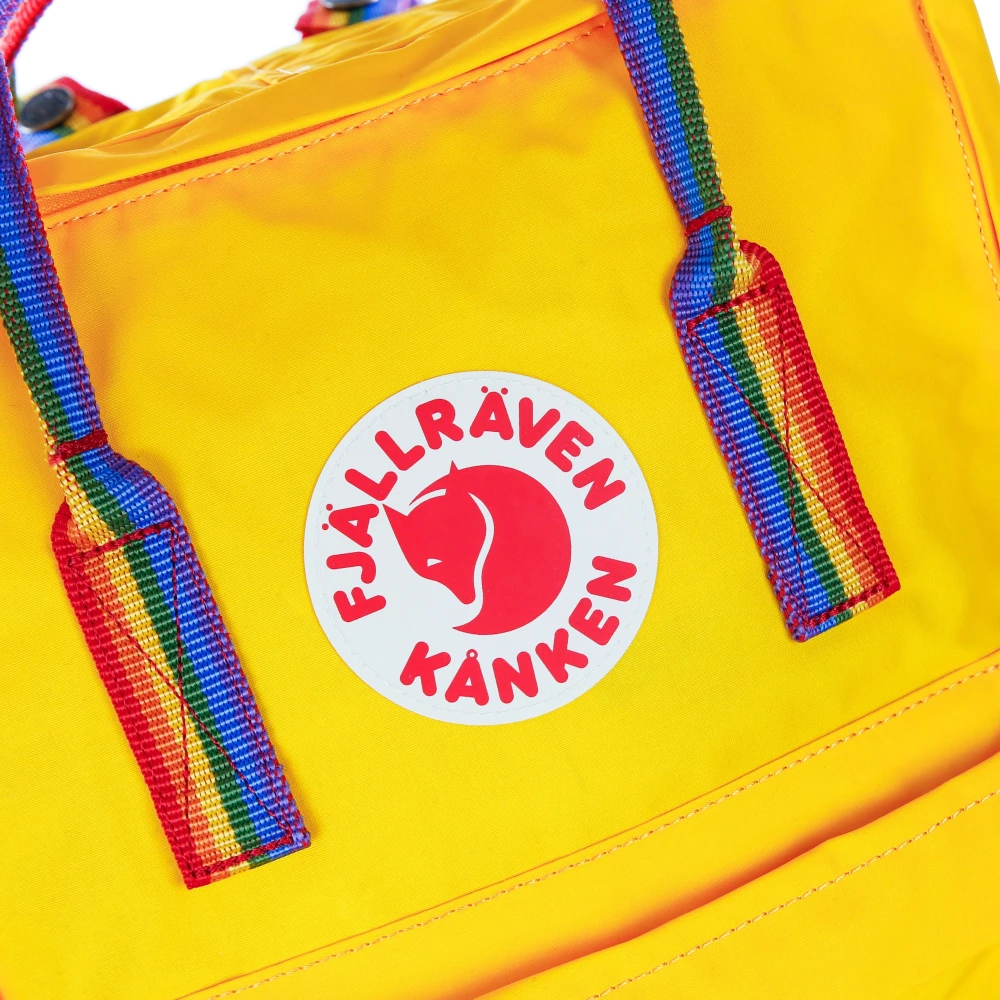Fjällräven Regenboog Warm Gele Rugzak Yellow Unisex