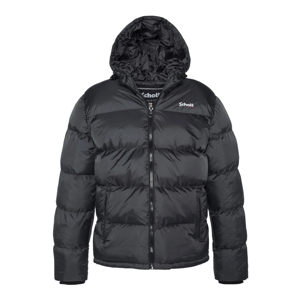 Schott NYC Winter Pufferjas Idaho2 Gray Heren