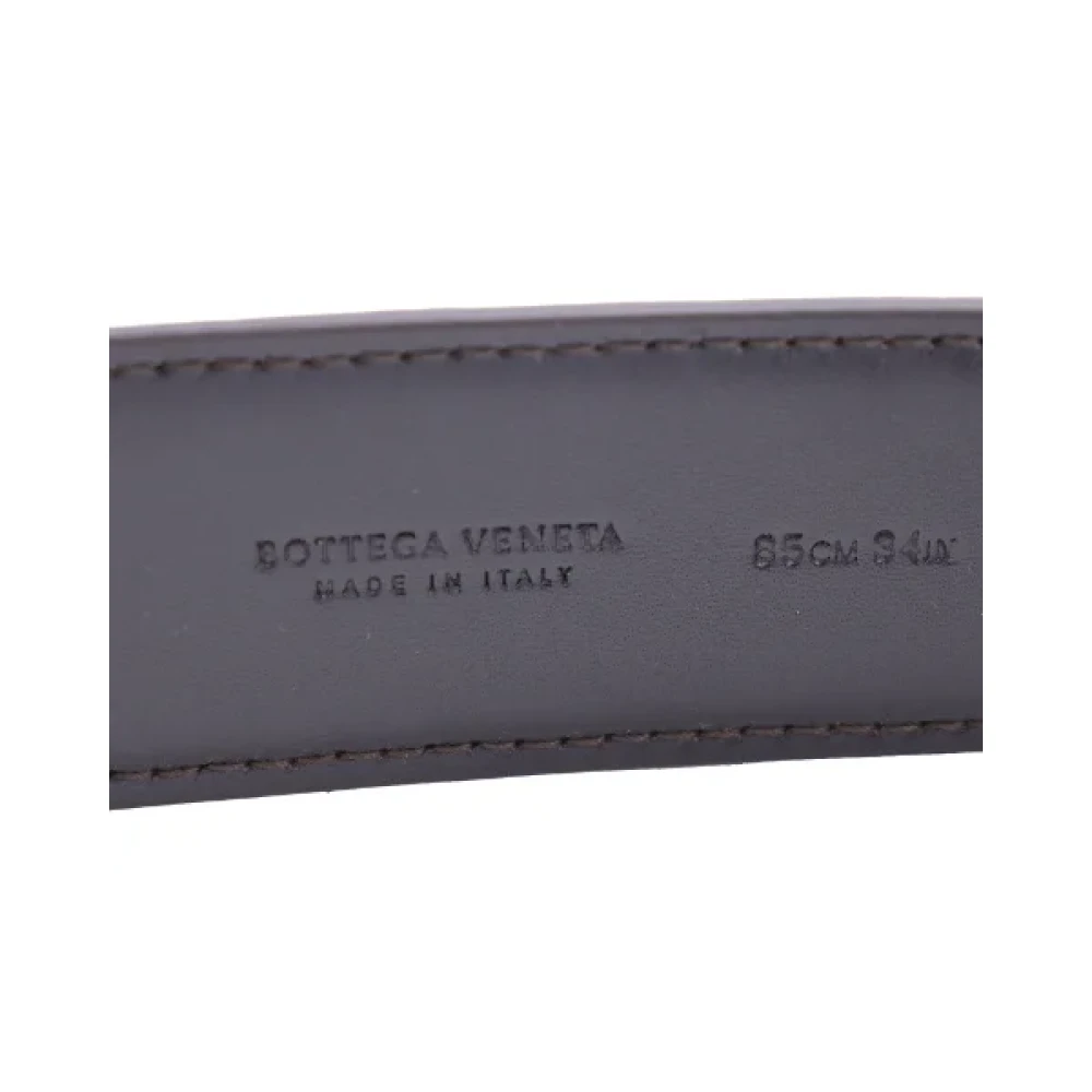 Bottega Veneta Vintage Pre-owned Leather belts Black Heren