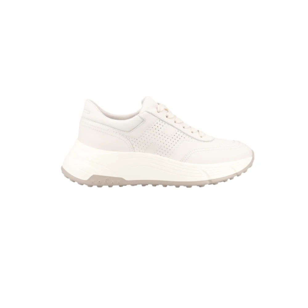 Hogan Women's Beige Sneakers, 7 Uk, Mutton Trainers