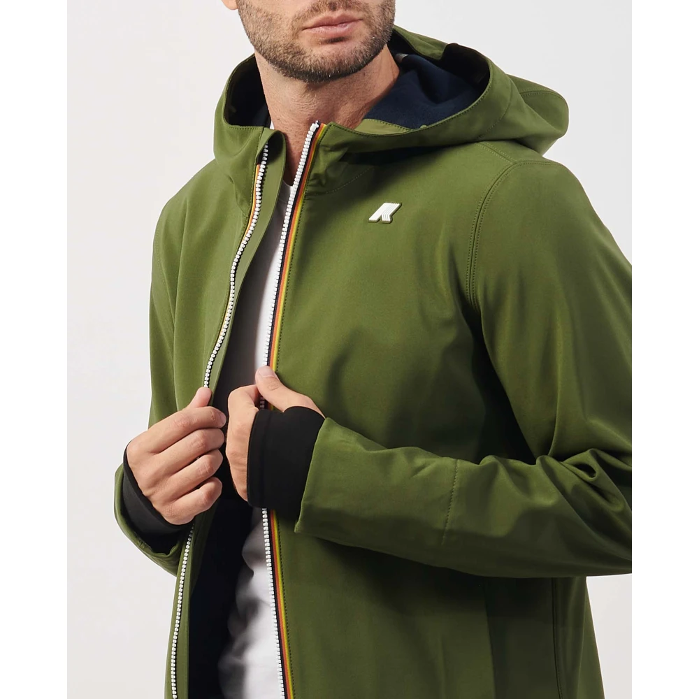 K-way Groene Urban Slim Jas Green Heren