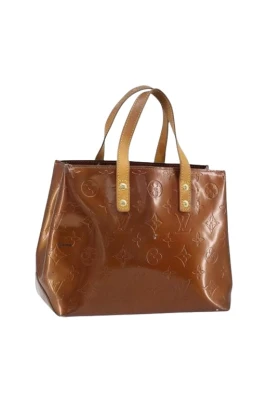 Pre-owned Vintage Handväska i Lackläder
