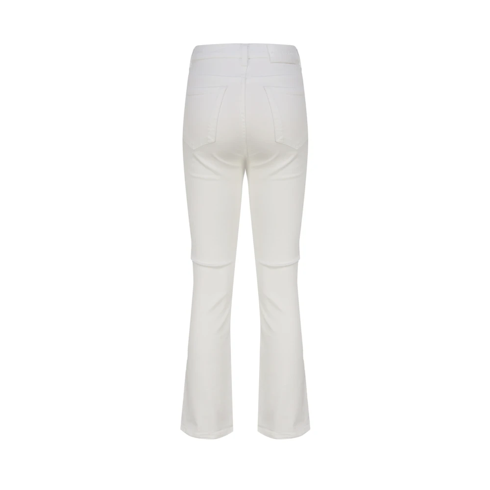 pinko Boot-cut Jeans White Dames