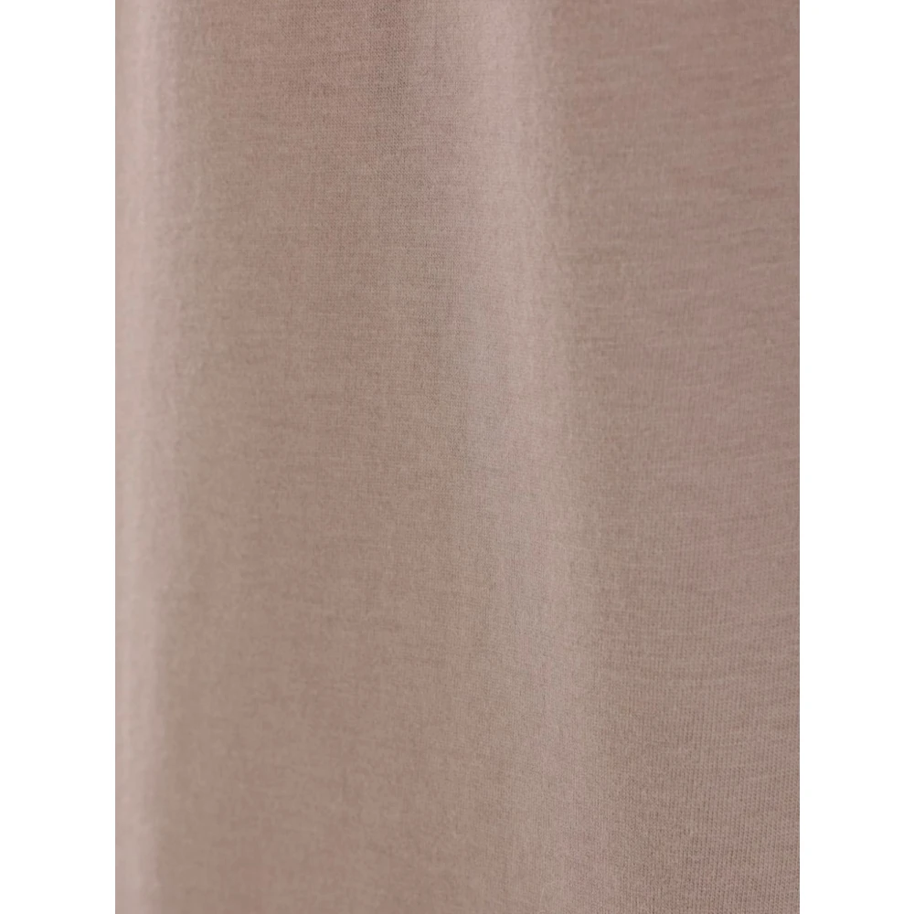 Moncler Oversized T-shirt in katoenen jersey Brown Heren