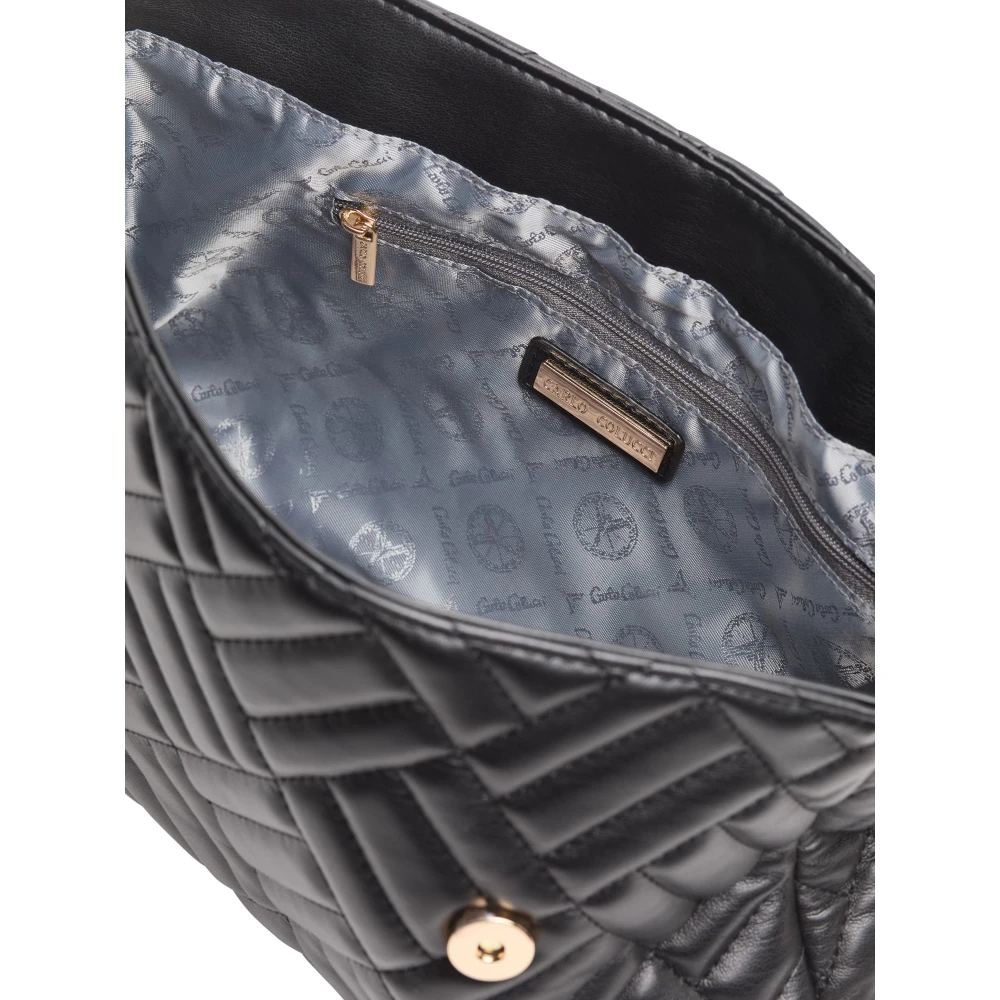 carlo colucci Gestikte Handtas Fanelli Black Dames