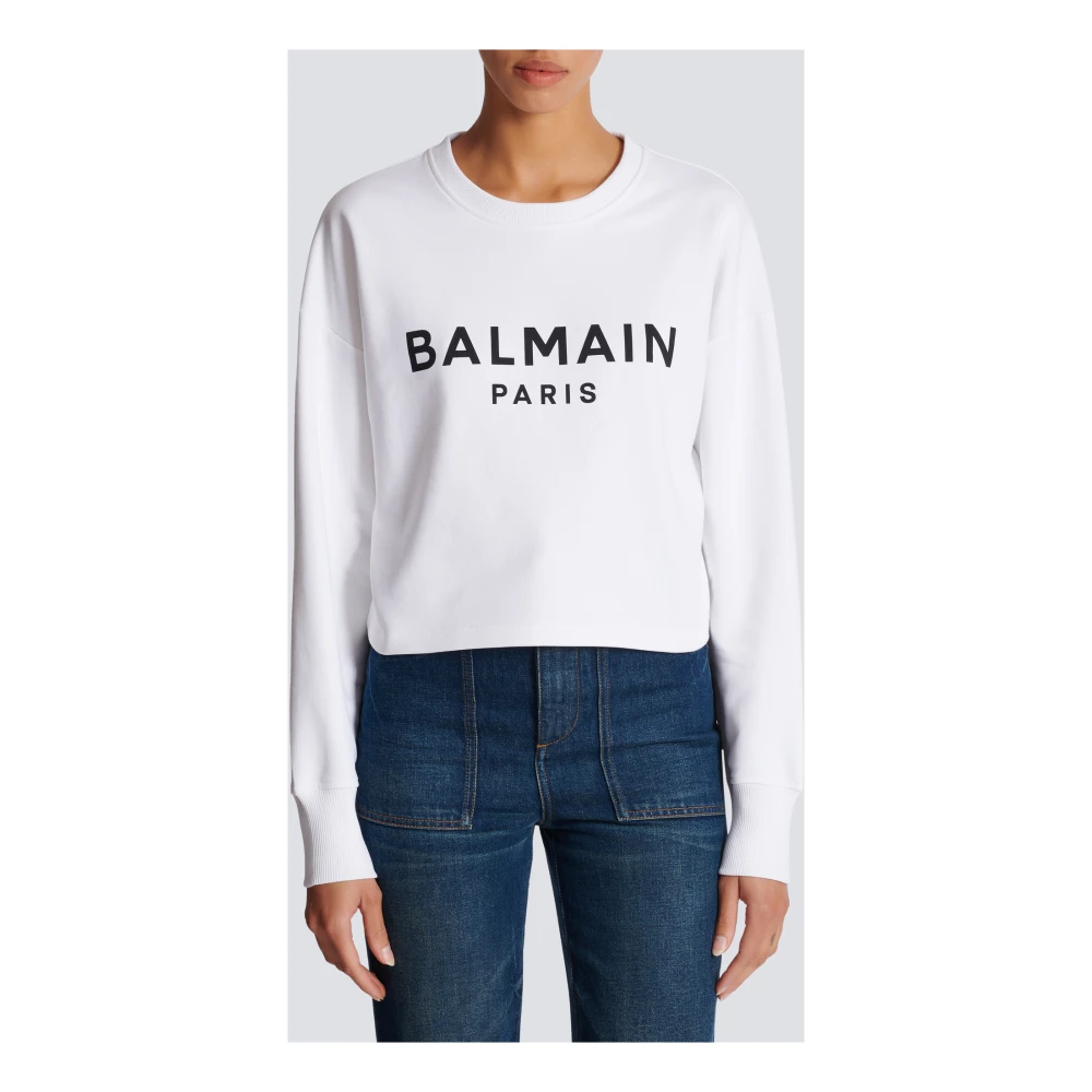 Balmain Paris sweatshirt White Dames