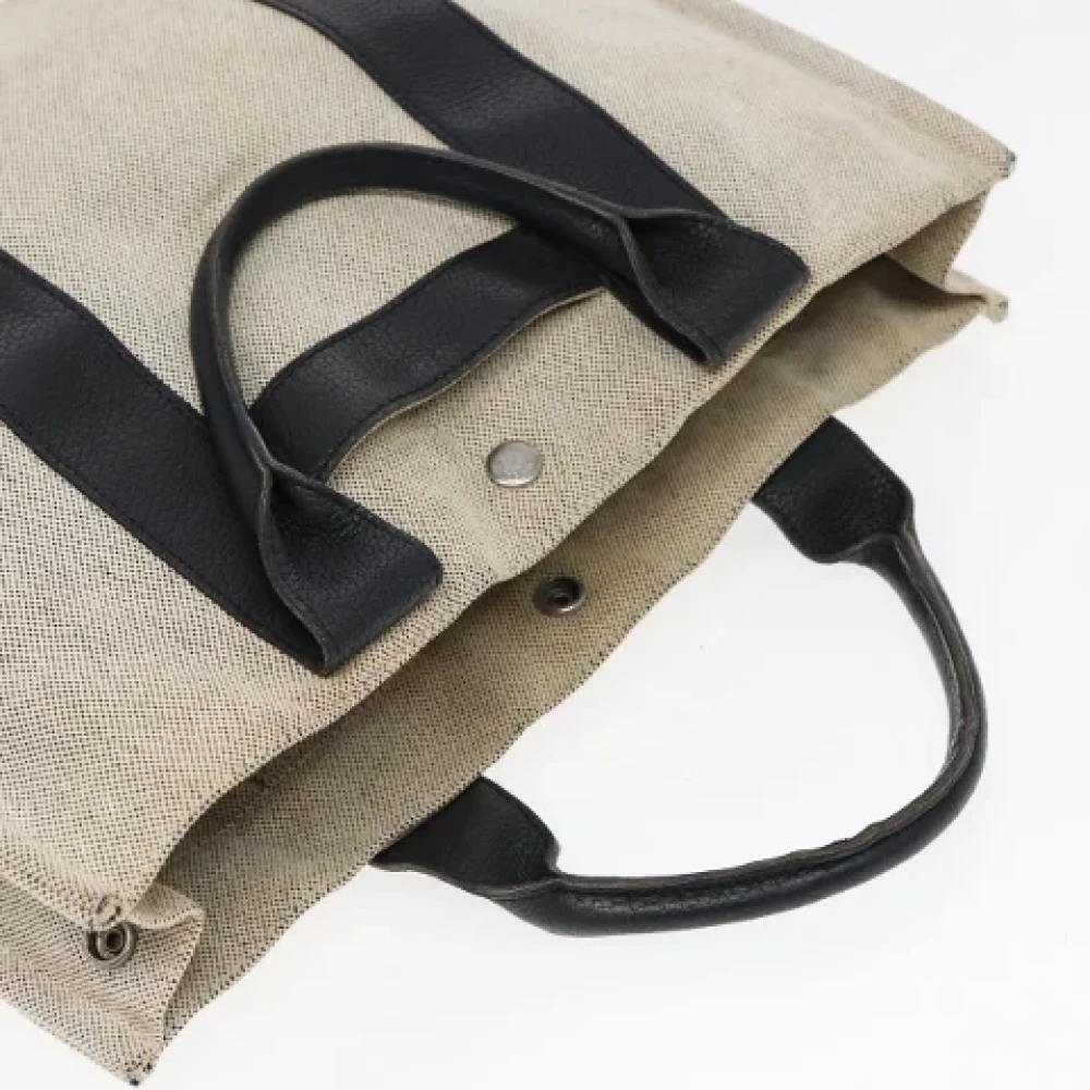 Hermès Vintage Pre-owned Canvas totes White Dames