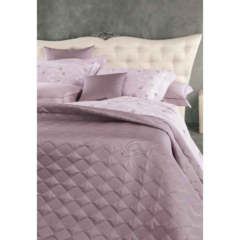 Blumarine Bedspreads Purple Unisex