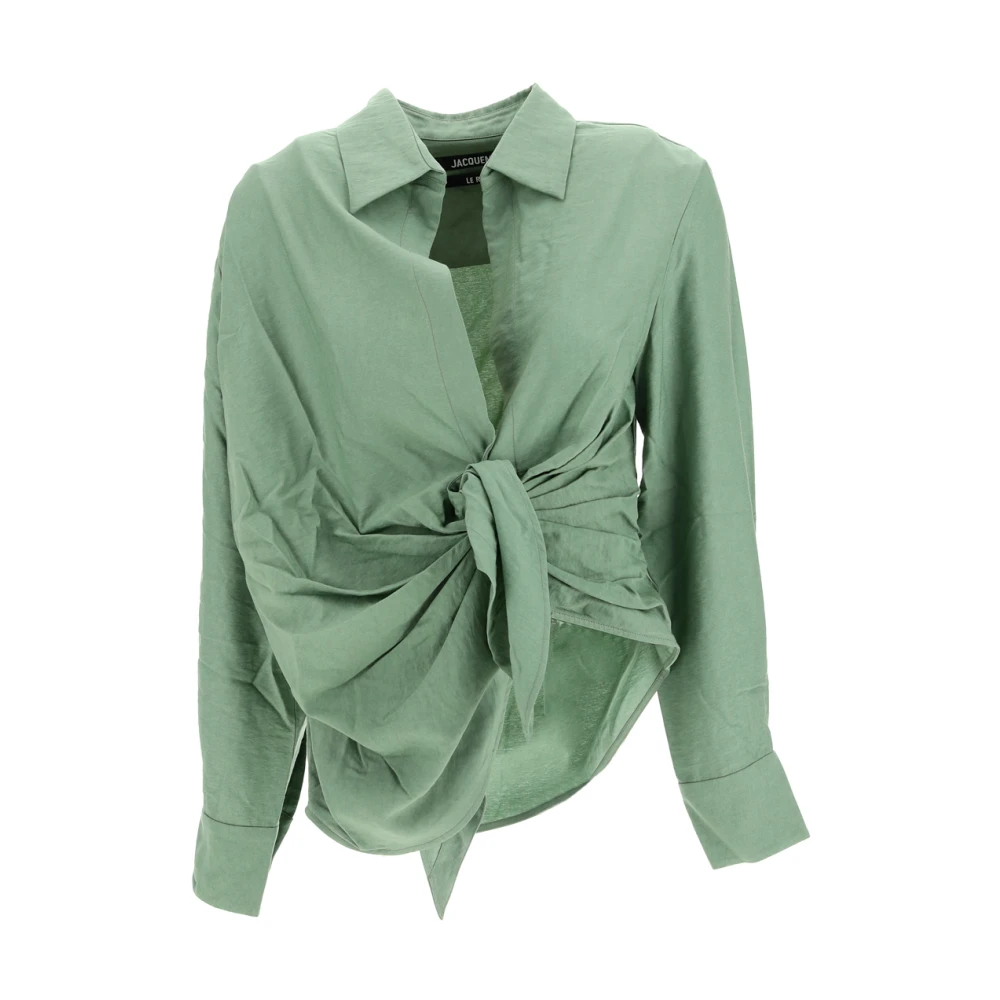 Jacquemus Bahia Overhemd Green Dames