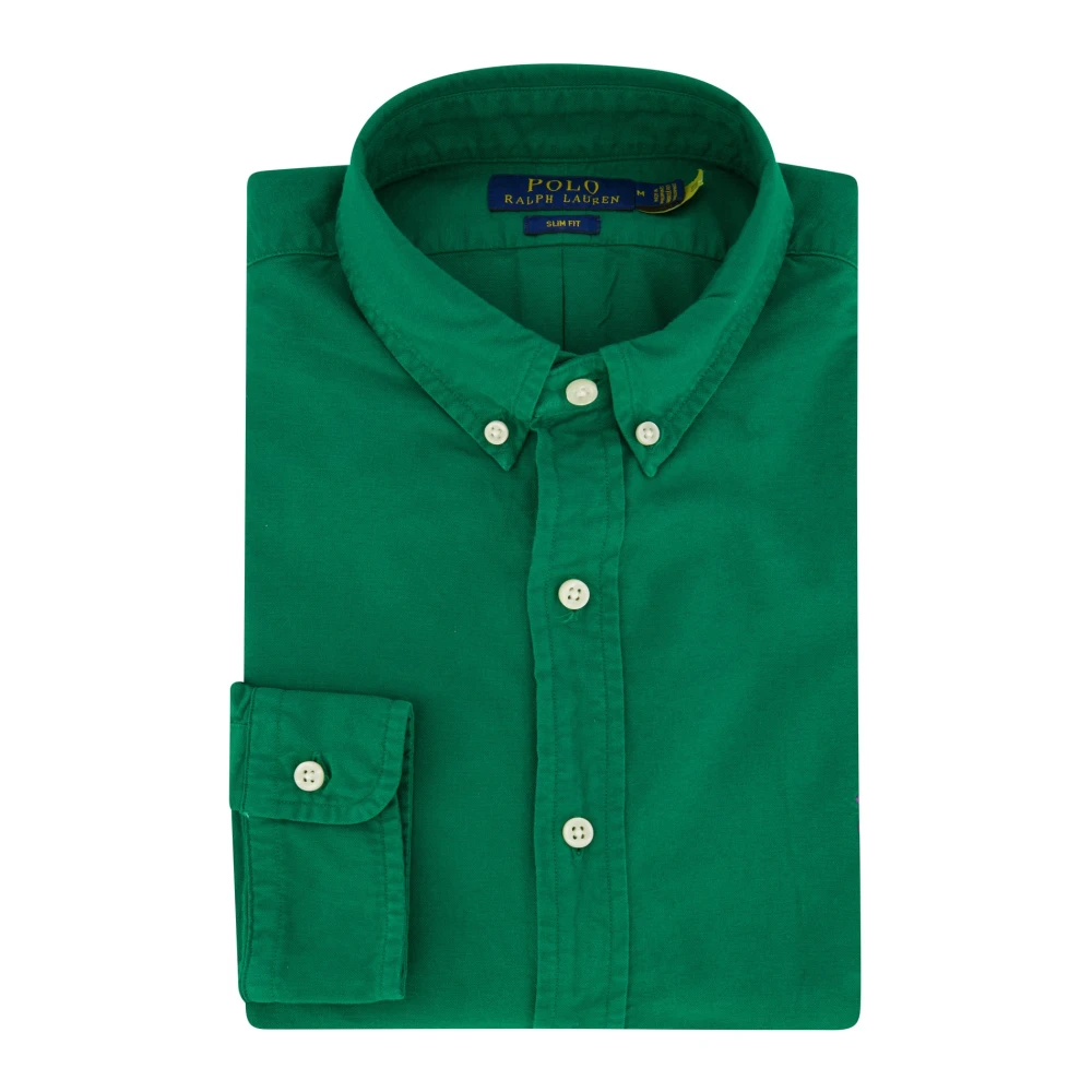 Polo Ralph Lauren Groen casual shirt katoenmix Green Heren
