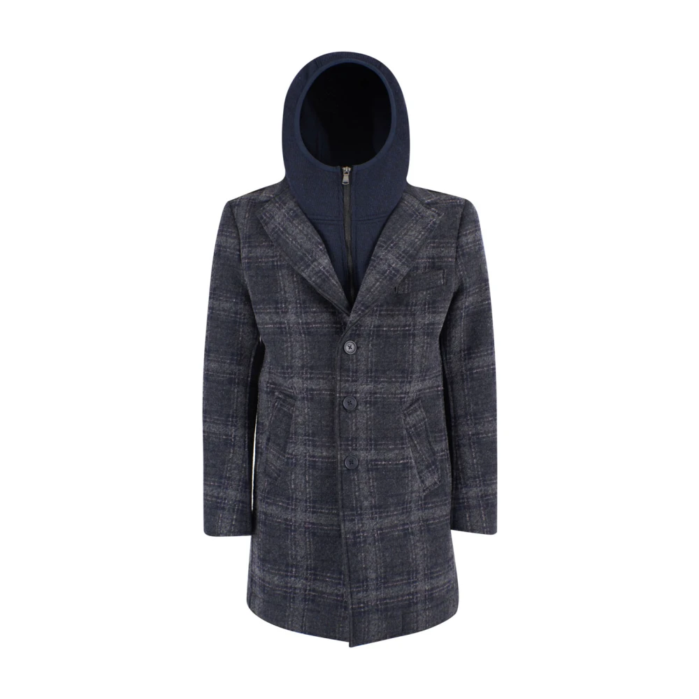 YES ZEE Stijlvolle Jassen Collectie Blue Heren