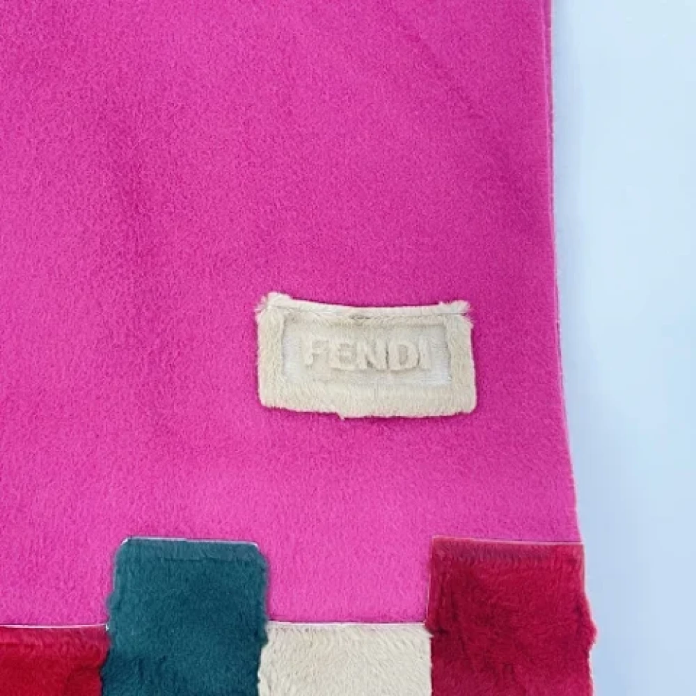 Fendi Vintage Pre-owned Fabric scarves Pink Dames