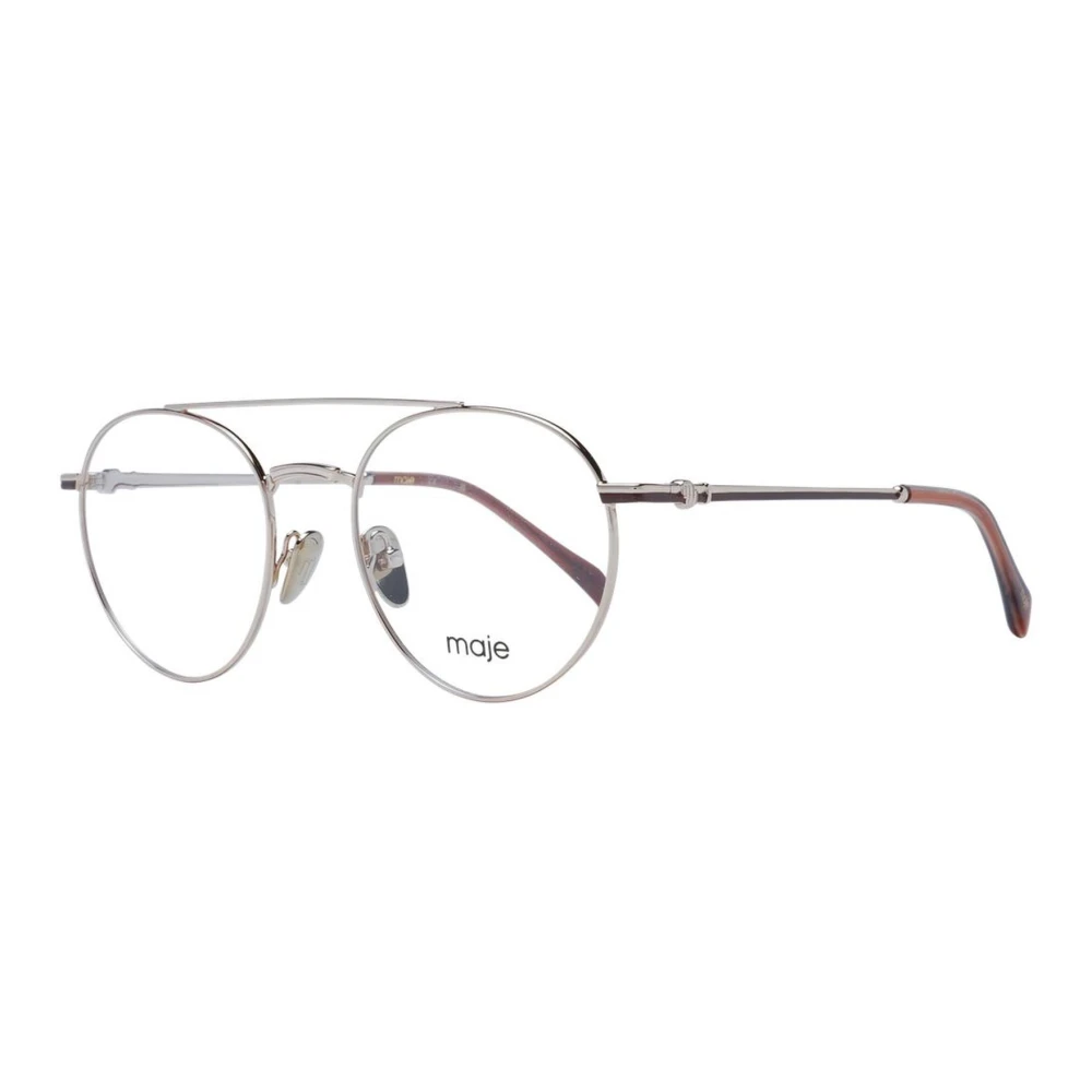 Maje Gouden Aviator Stijl Optische Bril Yellow Dames