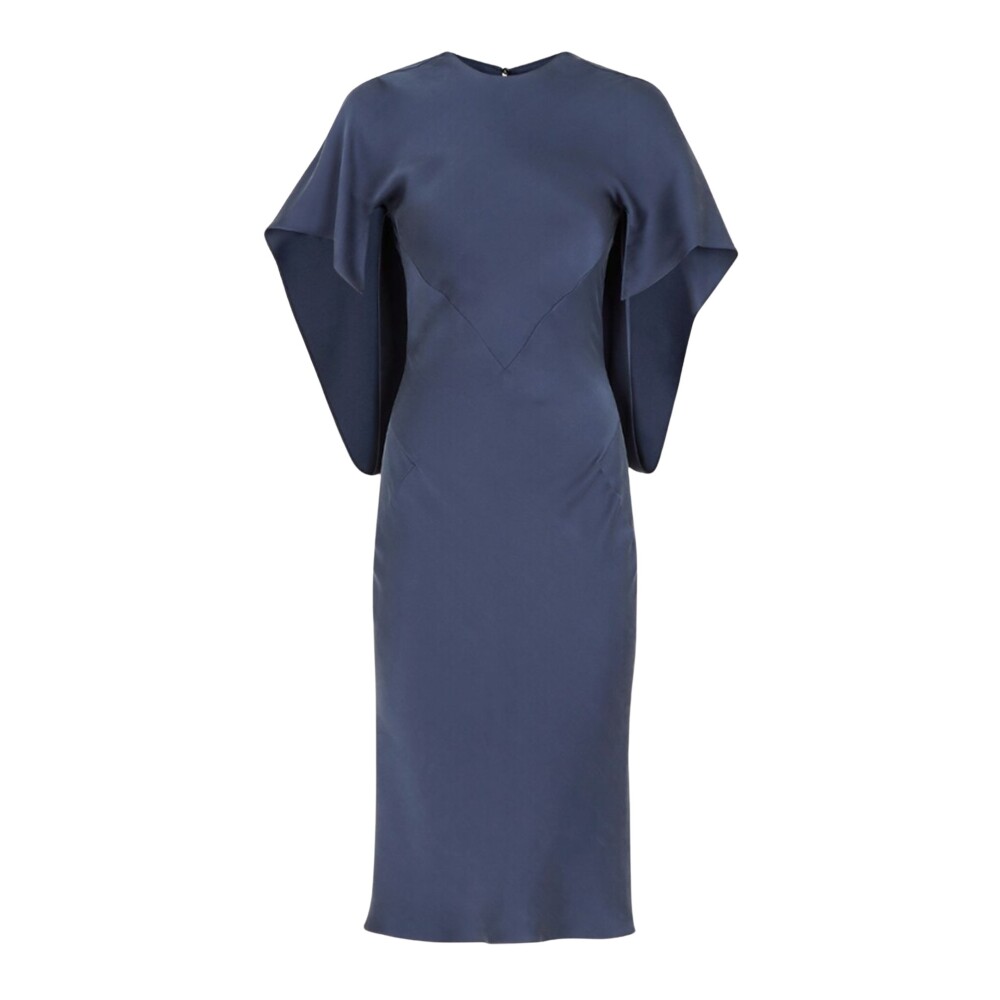 ワンピース FENDI Light-Blue Silk Blend Dress 3bd5e08982eecce855e2febf0e6ca4