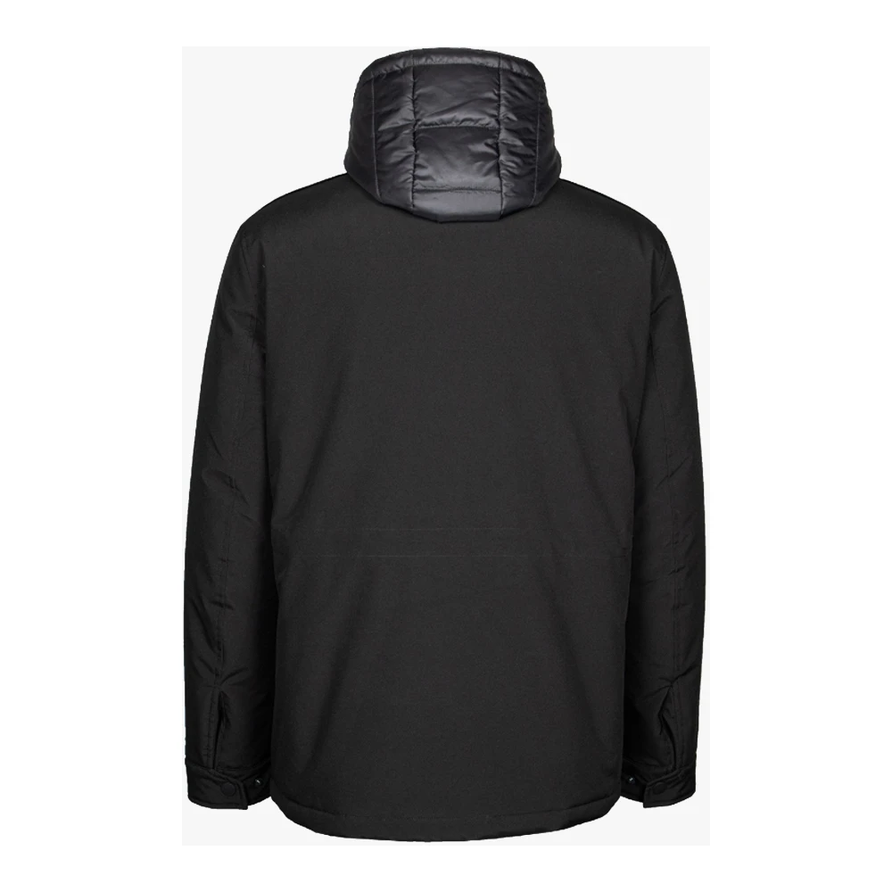 Karl Lagerfeld Cargo stijl met afneembaar kapgedeelte Black Heren