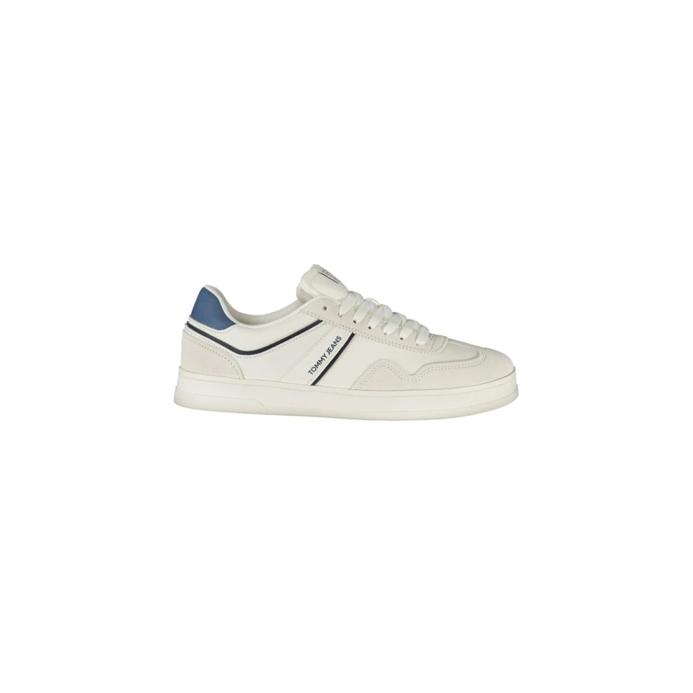 Tommy Hilfiger Men's White Sneakers, 7 Uk, Low-Top Trainers For