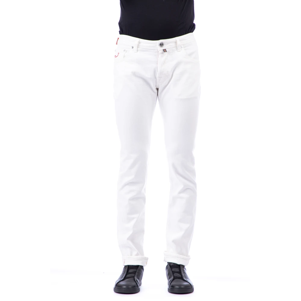 Jacob Cohën Men's White Jeans Nick Model W38