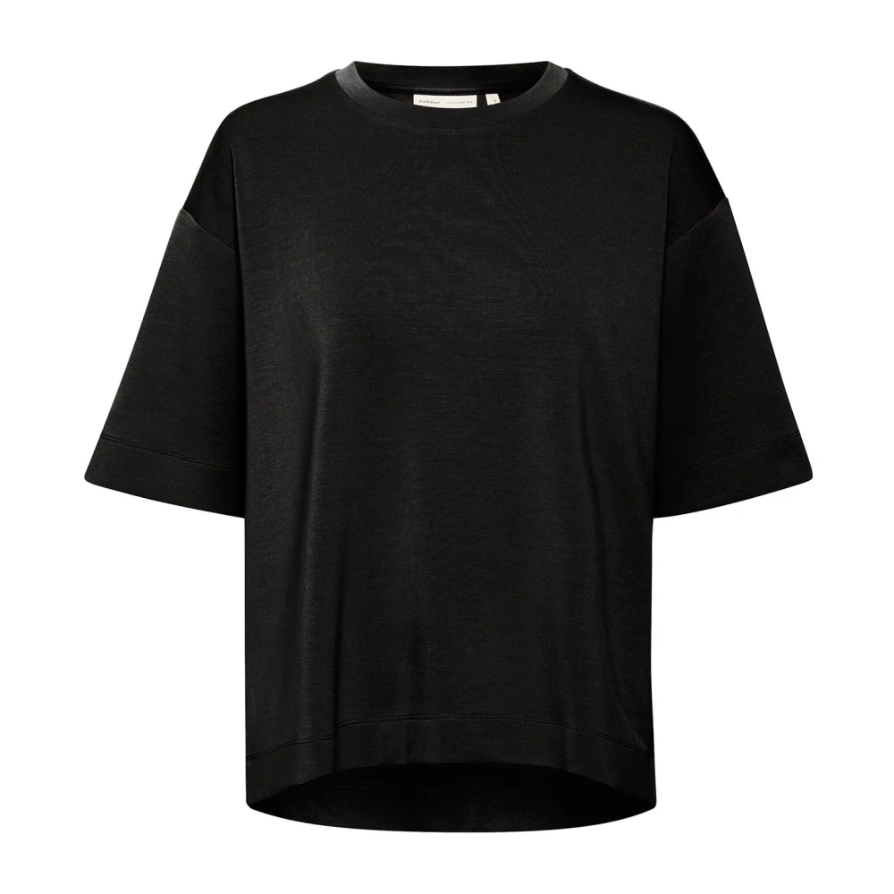 InWear Oversized T Shirt Top Zwart Black Dames Kledingwinkel