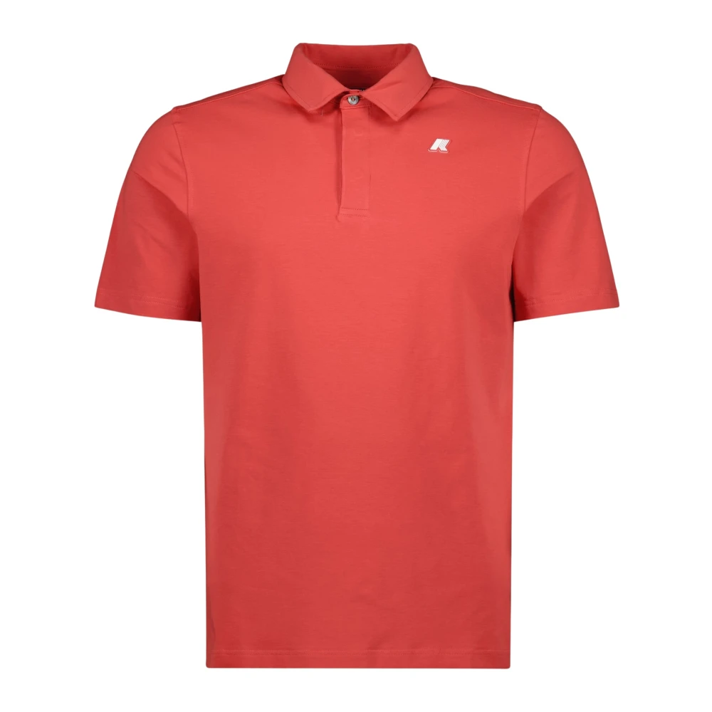 K-Way Uomo Rosso - Polo Vincelle - Tops - M