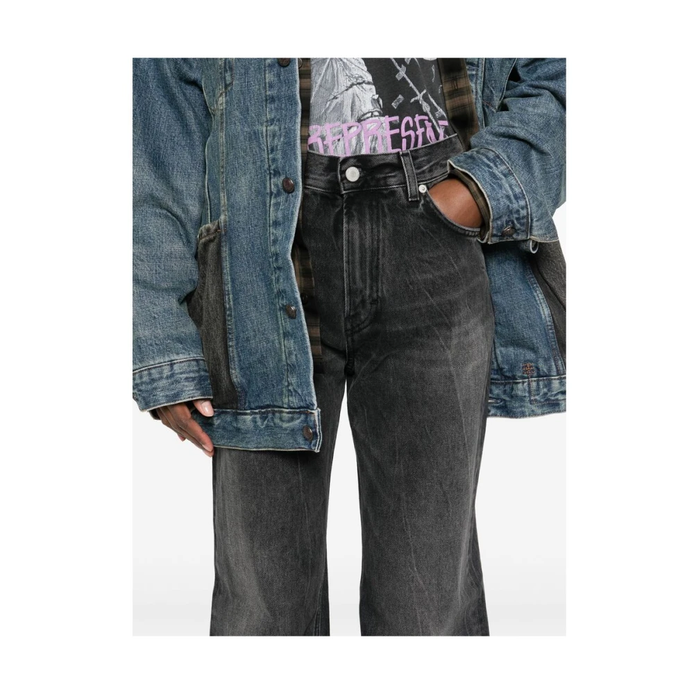 Haikure Zwarte Klassieke Jeans met Vijf Zakken Black Dames