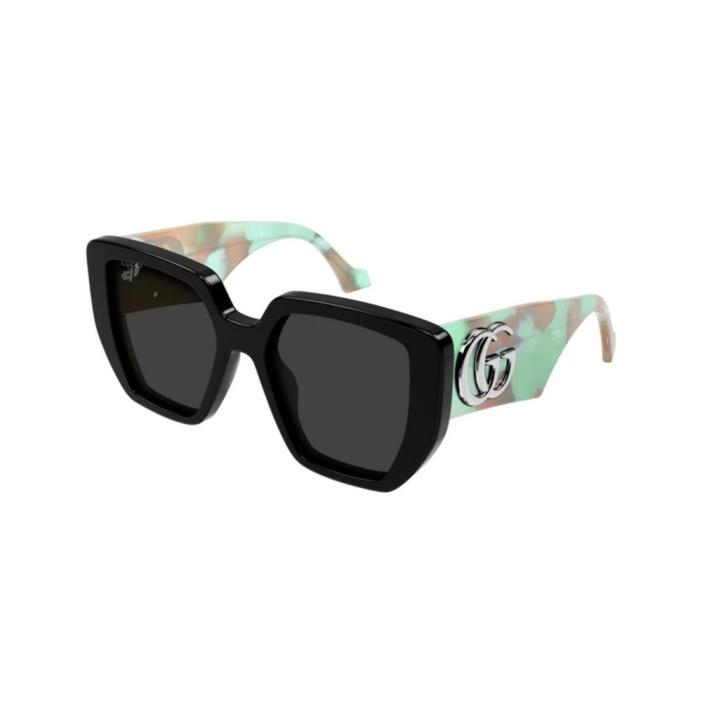 Gucci Black Sunglasses, Female, 54 Mm, Square Sunglasses
