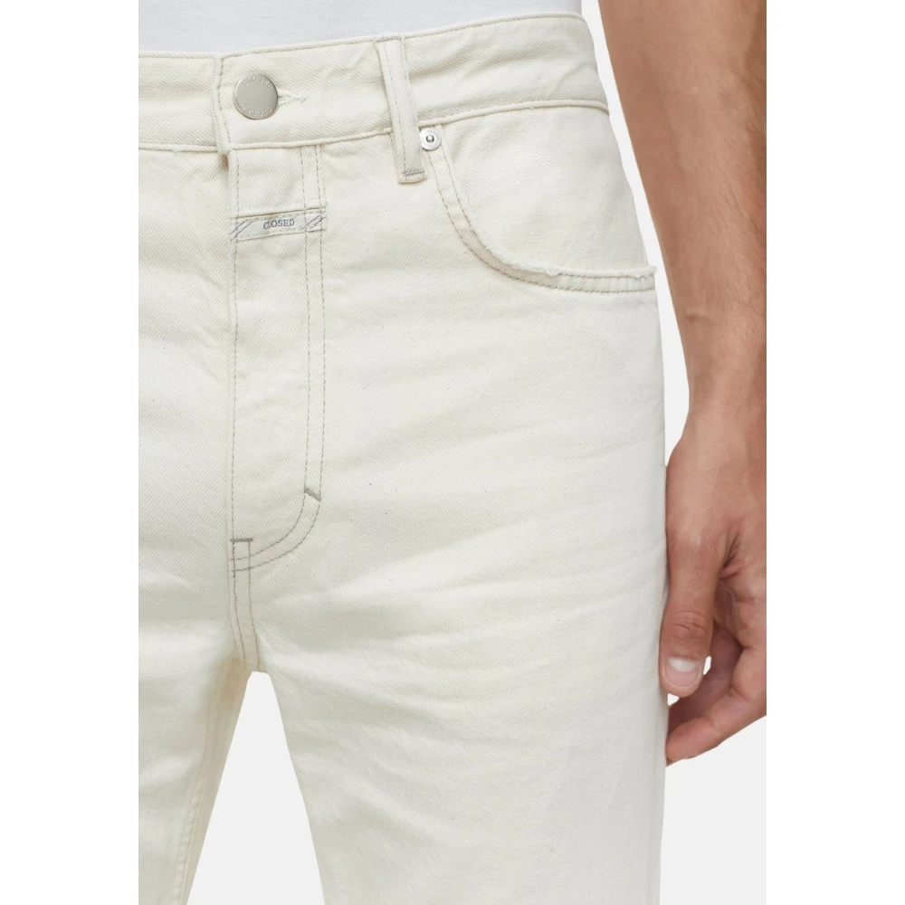 closed Straight Leg Denim Jeans White Heren