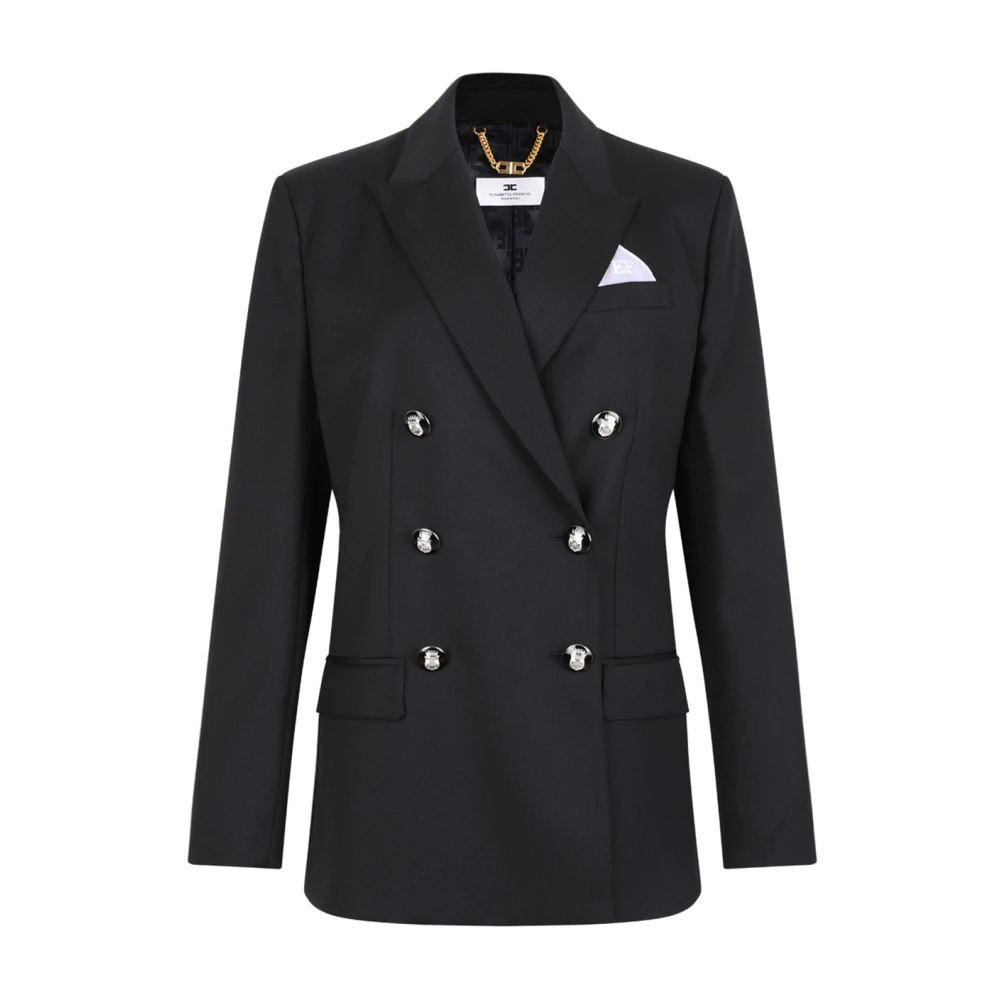Jackets > Blazers - - Elisabetta Franchi - Modalova