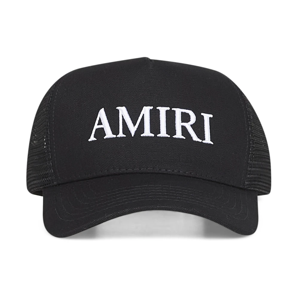 Amiri Men's Black Hats & Caps, One Size, Mesh Panelled Baseball Cap