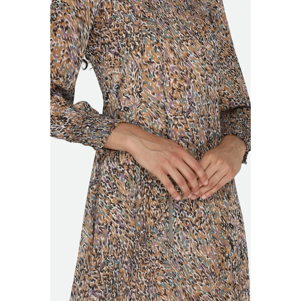 PATRIZIA PEPE Multicolor Overhemdjurk met Transparante Details Multicolor Dames