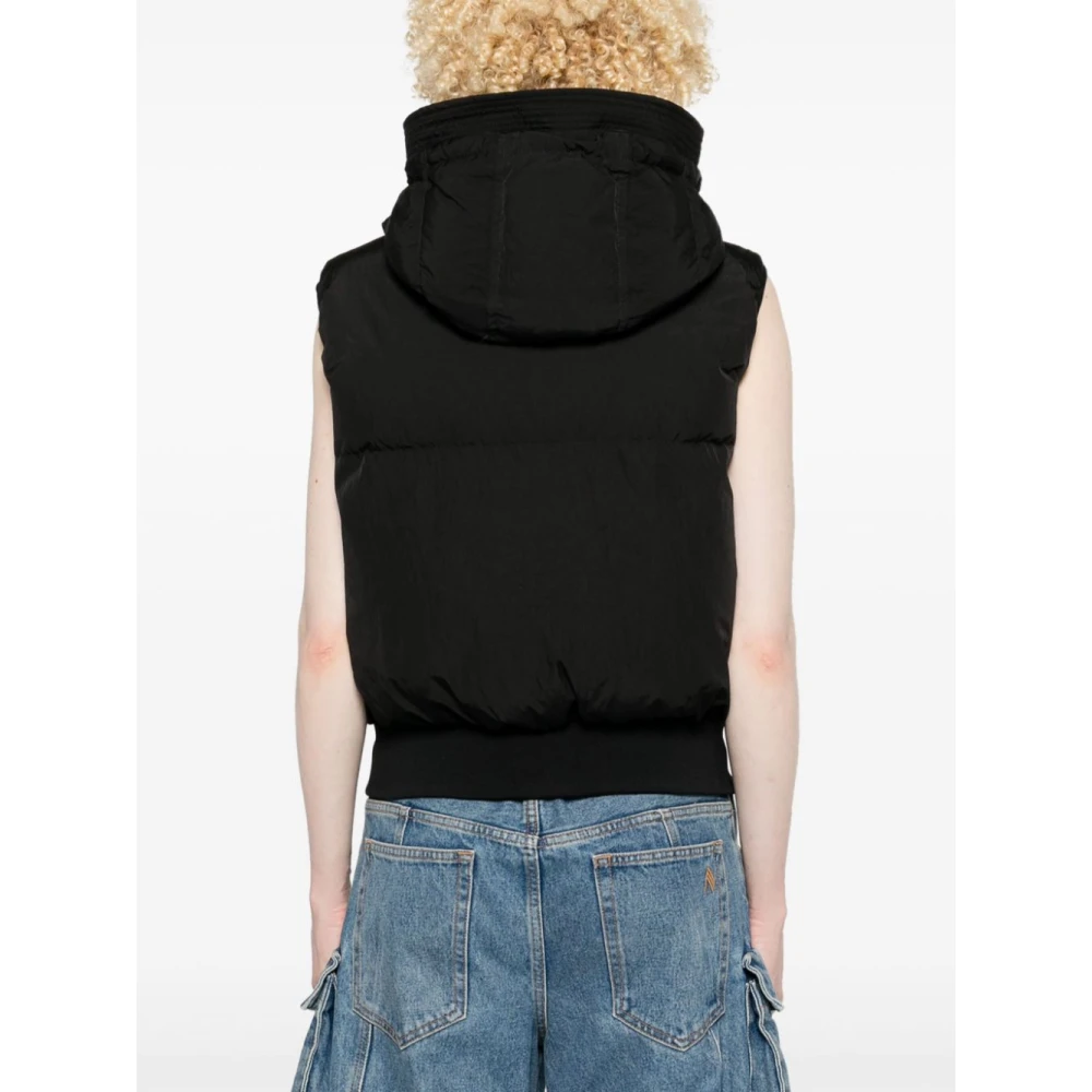 Diesel Gewatteerd donsjack vest Black Dames