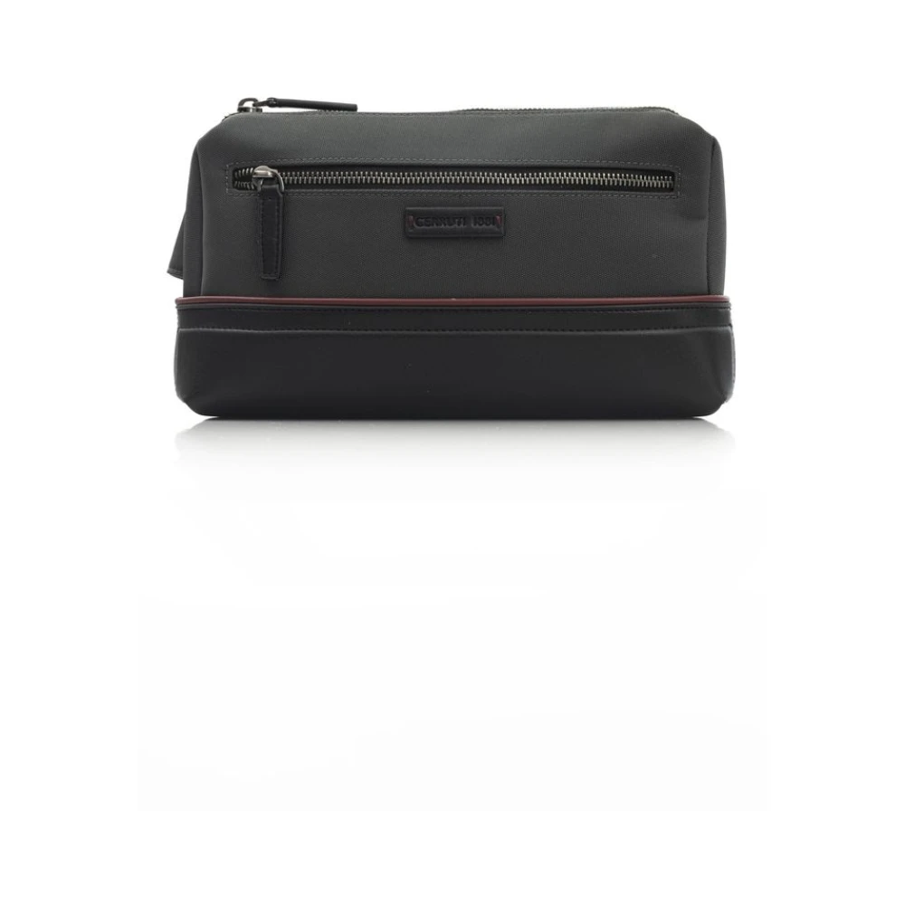 Cerruti 1881 Grijze Nylon Heren Clutch Tas Gray Heren