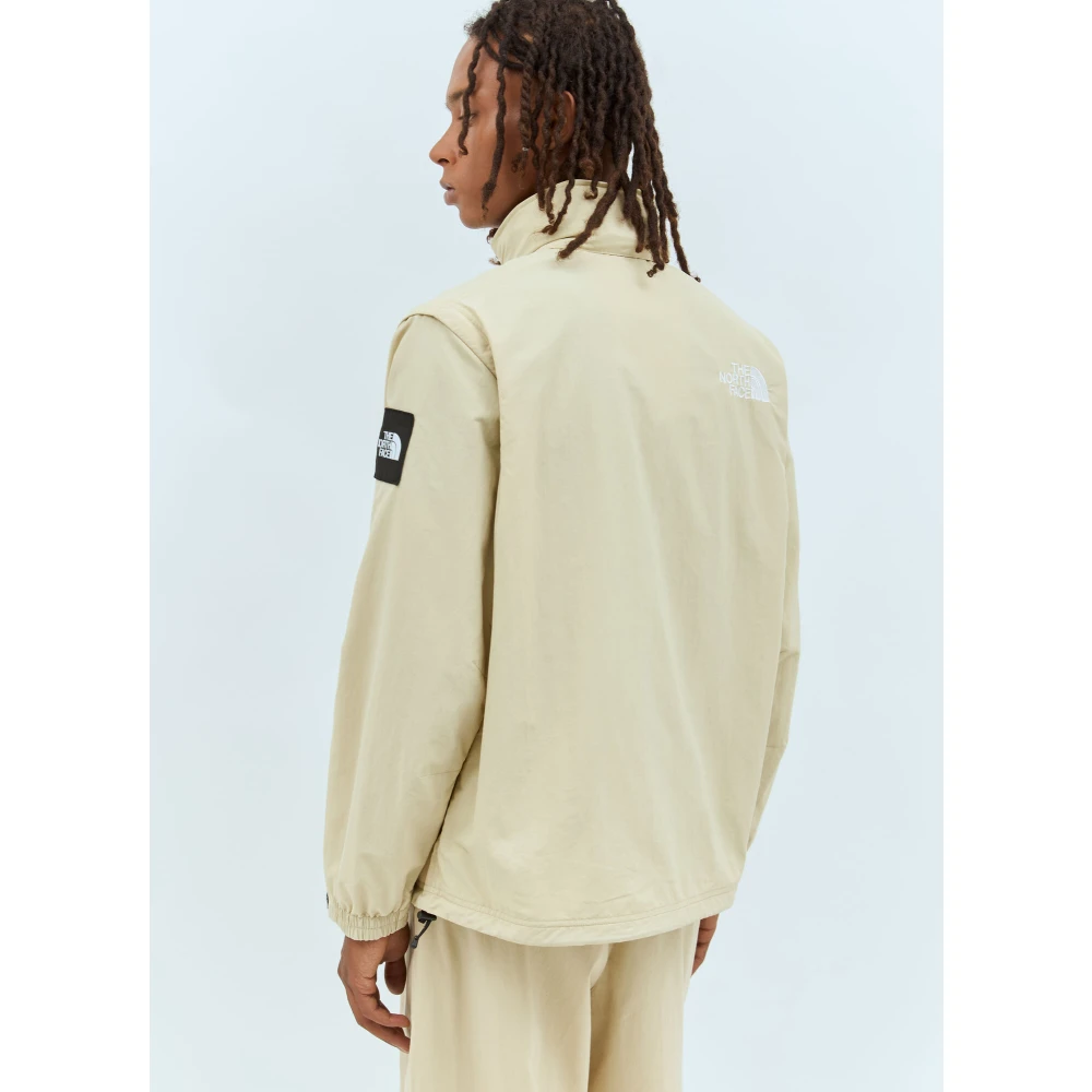 The North Face Omkeerbare Cargo Jas met Contrastzakken Beige Heren