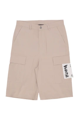 Logo Cargo Shorts Kamel Bomull
