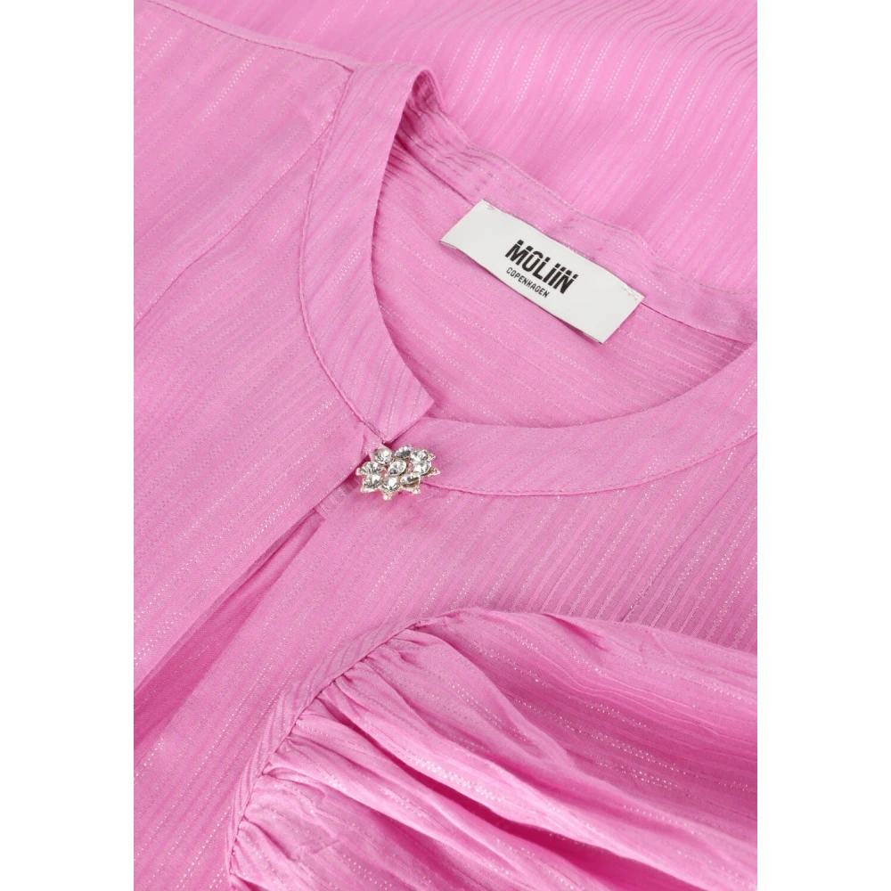 Moliin Elegant Pink June Blouse Pink Dames