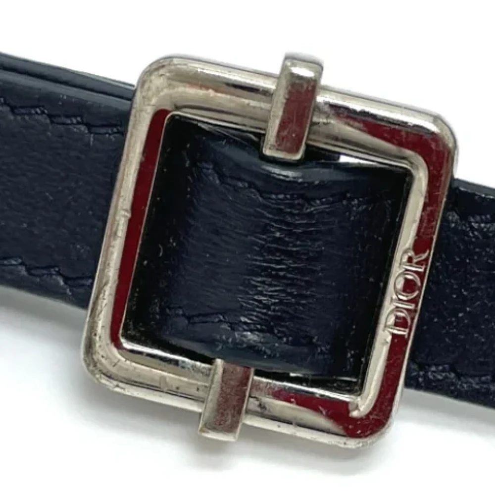 Dior Vintage Pre-owned Fabric home-office Blue Dames