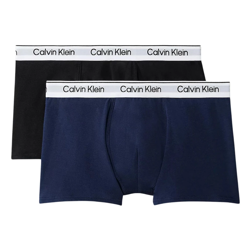 Calvin Klein Boys Multicolor Cotton Stretch 2-Pack Boxer Brief - Kids Boxers - 12 Y - Kids