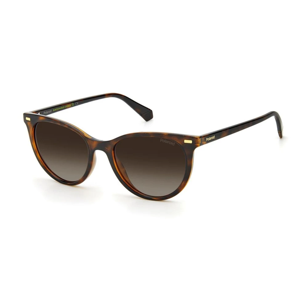 Polaroid Women's Brown Resin Frame Sunglasses Uv Protection - Sunglasses - 52 Mm - Accessories