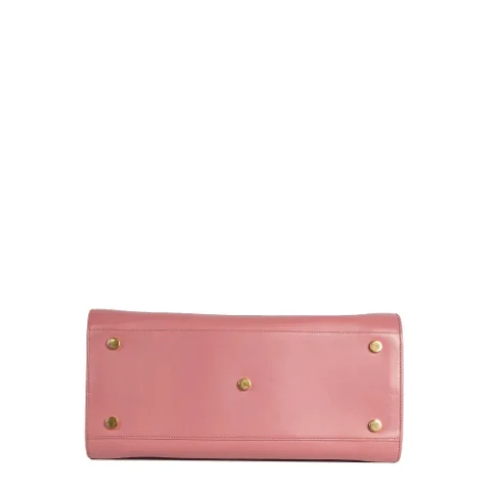 Yves Saint Laurent Vintage Pre-owned Leather handbags Pink Dames