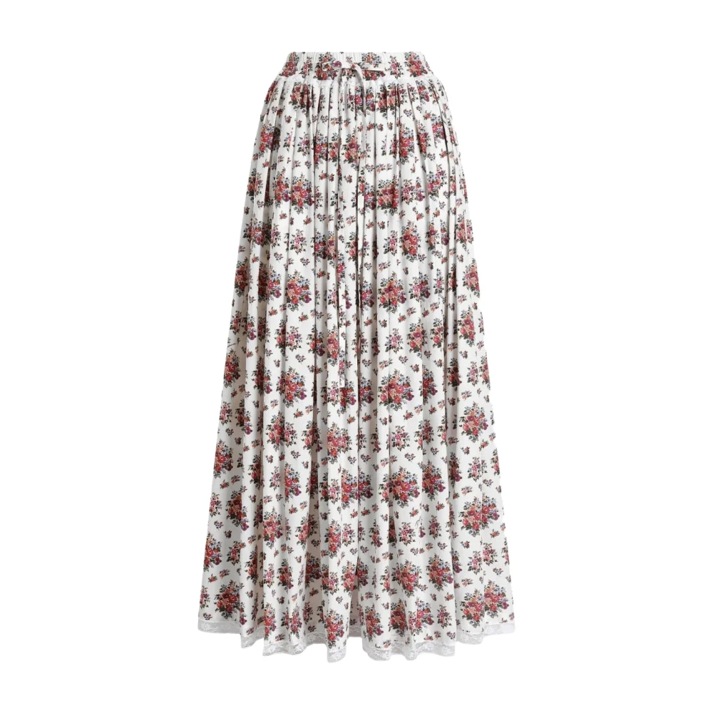 Dolce & Gabbana Women's Multicolor Mazzolini Fiori Skirt - Maxi Skirts - S - Skirts