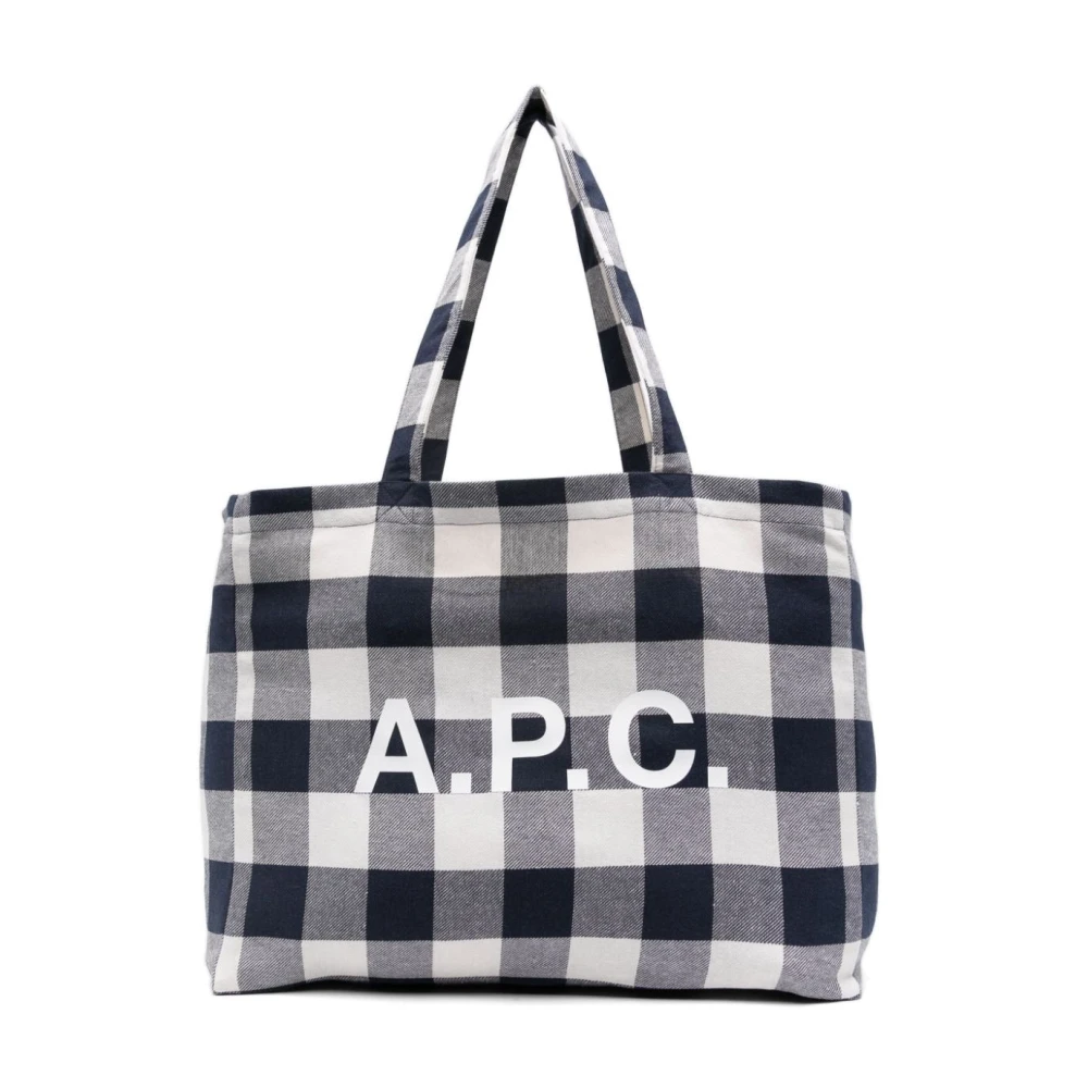 A.p.c. Geruite Diane Winkelmand Blue Dames