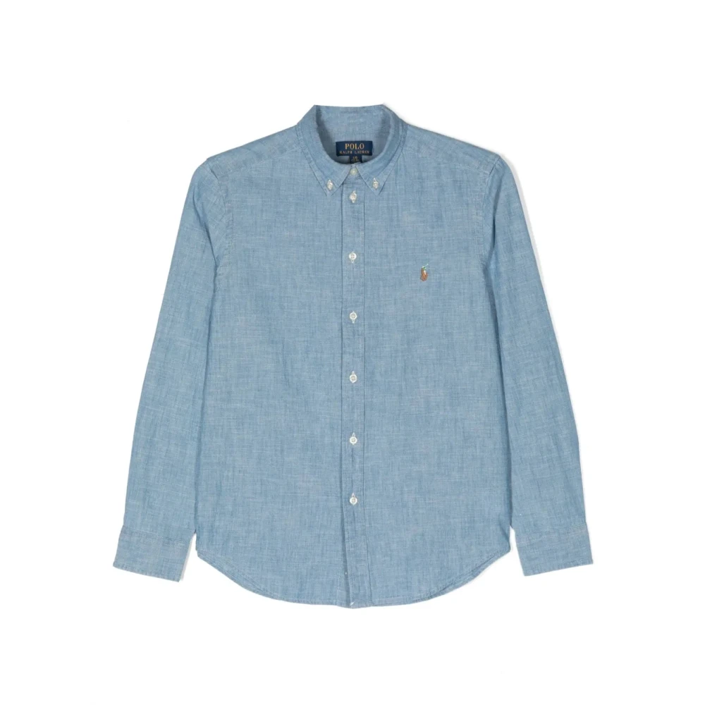 Polo Ralph Lauren Unisex Kids Blue Shirts Kids - Kids Shirts - Xl - Kids