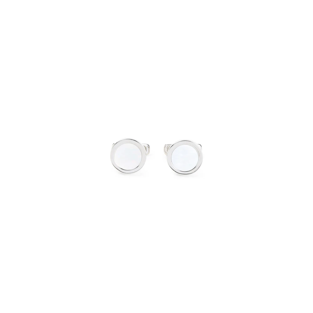 Giorgio Armani Men's White Elegant Cufflinks