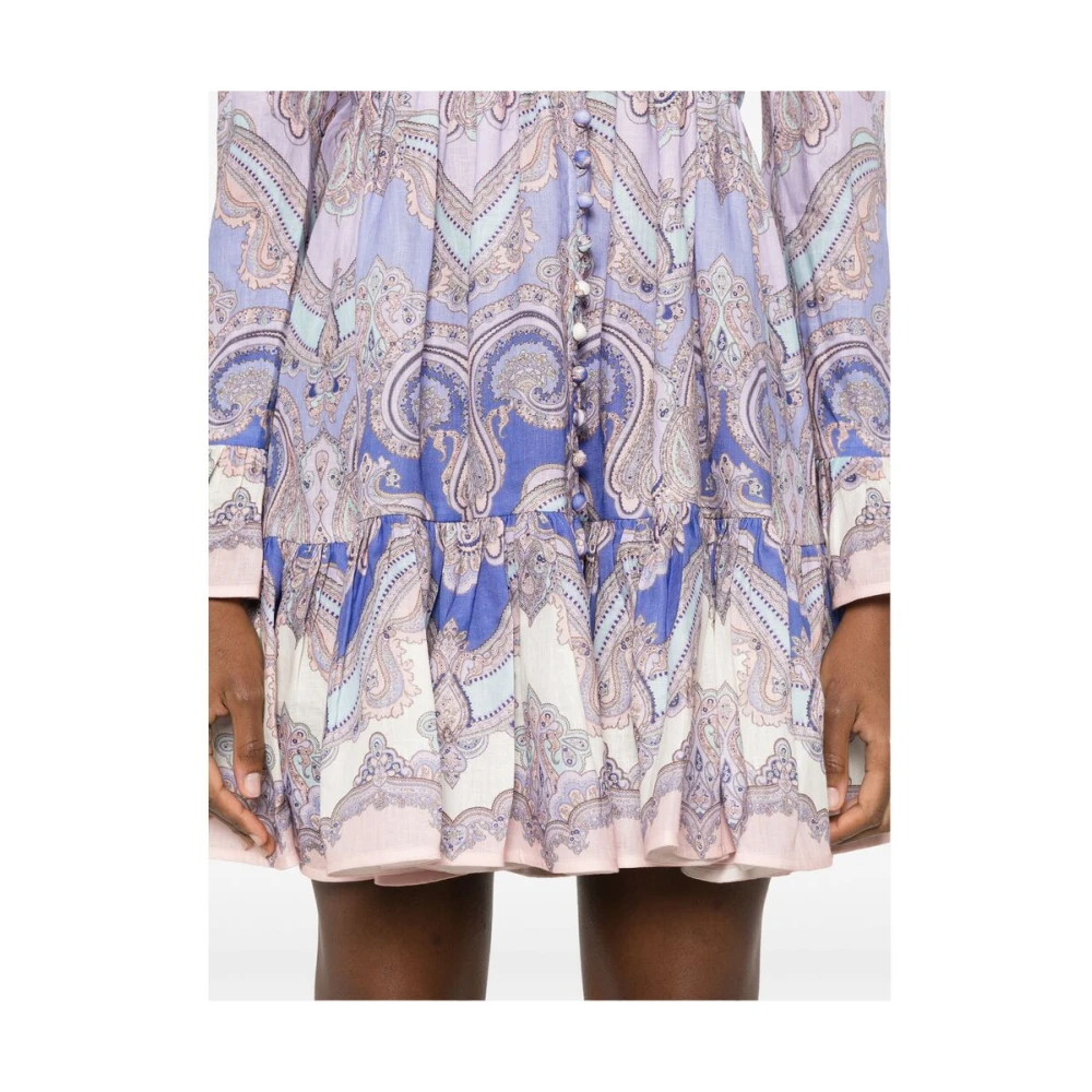 Zimmermann Paarse Knoopjurk Purple Dames