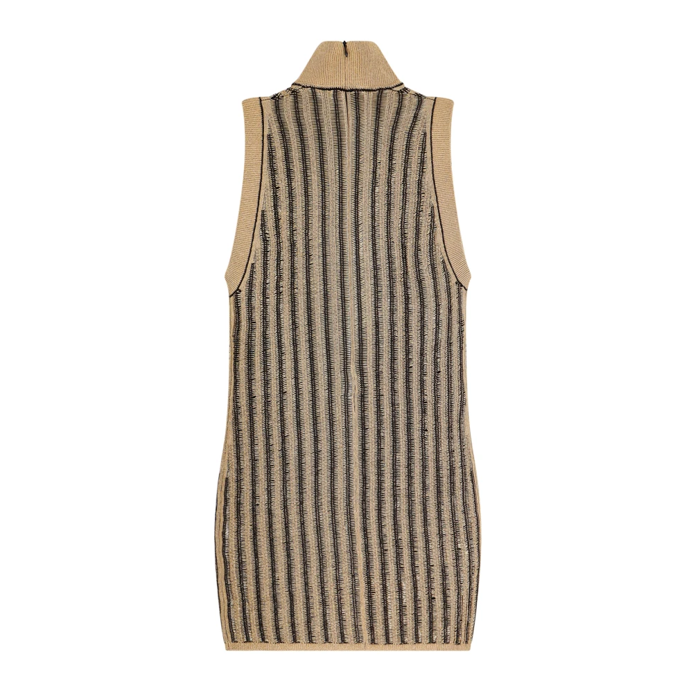 Tom Ford Gouden Wol Lurex Jurk Aw24 Green Dames