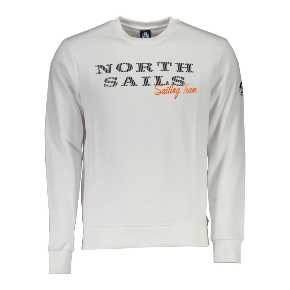 North Sails Sweatshirt White Heren