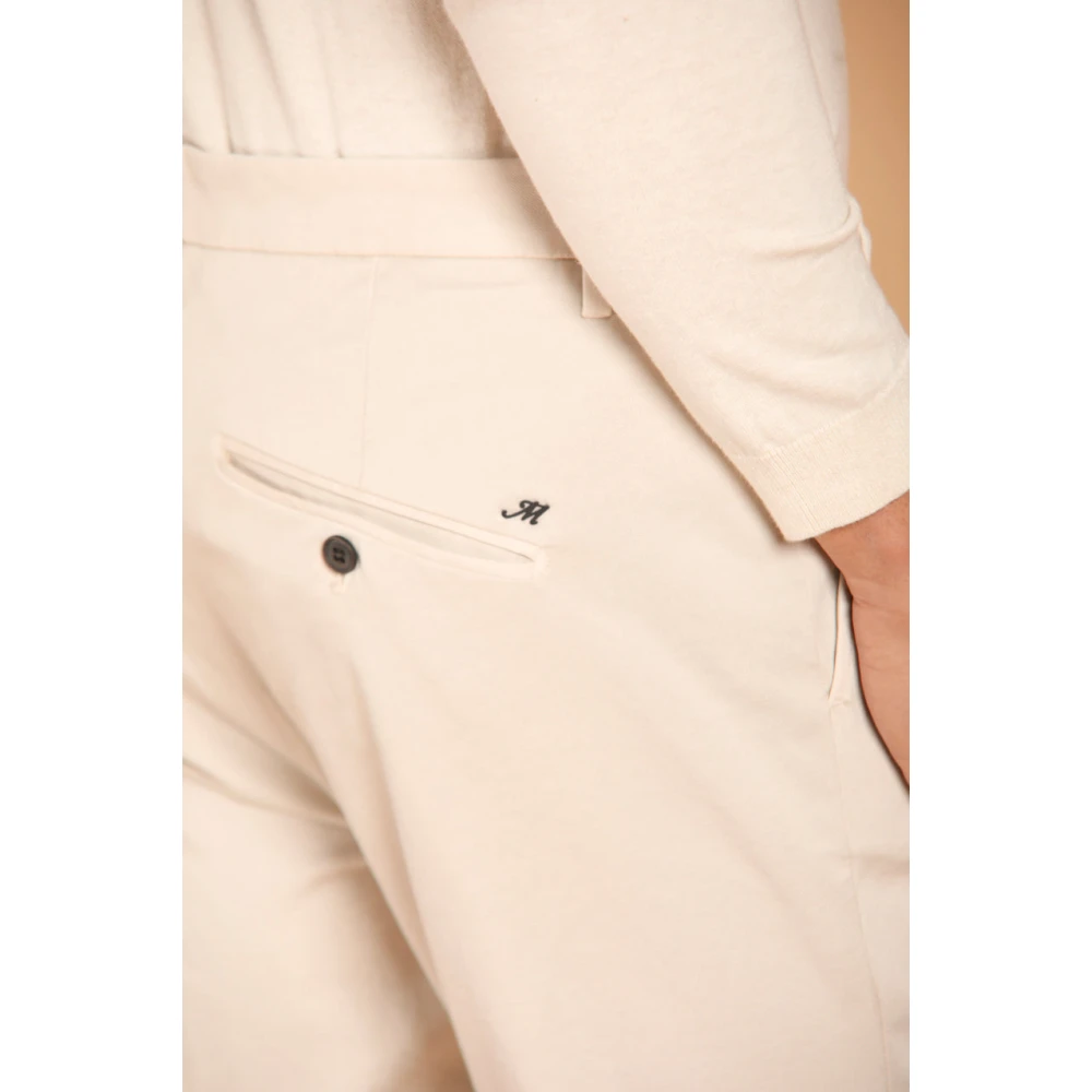 Mason's Wortel Fit Katoenen Chino Broek Beige Heren