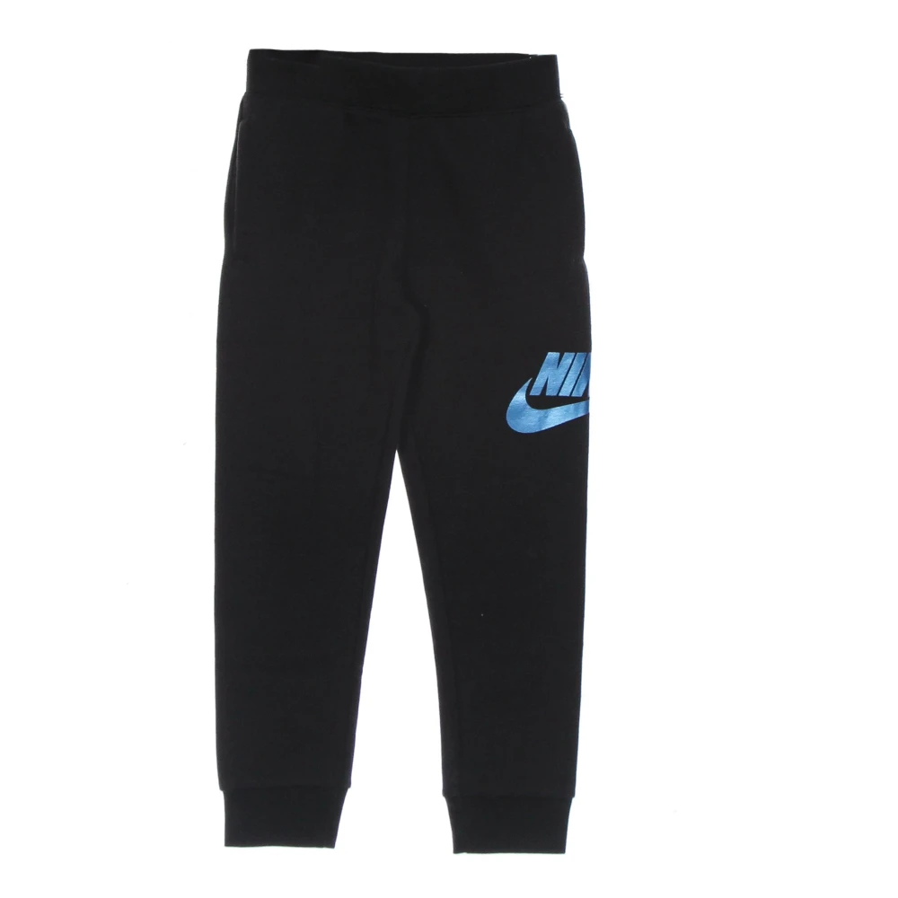 Nike Black Boys Metallic Hybrid Fleece Tracksuit Trousers - Male - Sweatpants - 7 Y - Kids